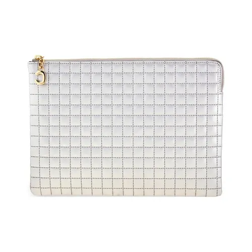 CELINE Телячья кожа Кошелек для монет Женский Серебряный