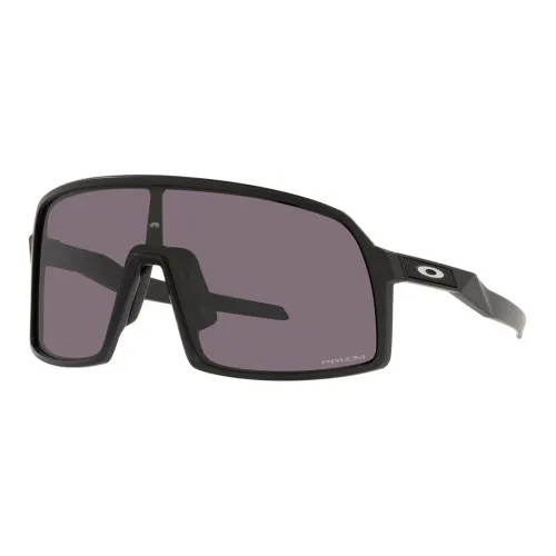 Oakley Пластик Нерегулярная форма Солнцезащитные очки Мужской Черный