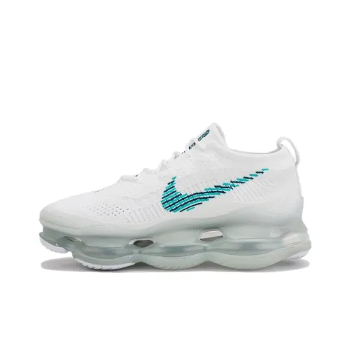 Nike Air Max Scorpion Амортизация и Дышащий Низкий Топ Резина Повседневные Беговые Кроссовки Унисекс Белый