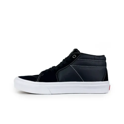 SUPSTORM Износостойкий Легкий Дышащий и Без нижнего слоя. MID Топ Скейтборд Кроссовки Унисекс Черный