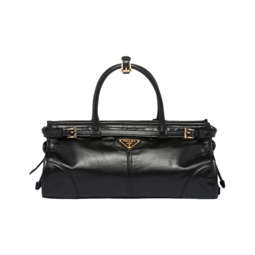 PRADA Кожа Сумка Сумка через плечо Средняя Женская Черная