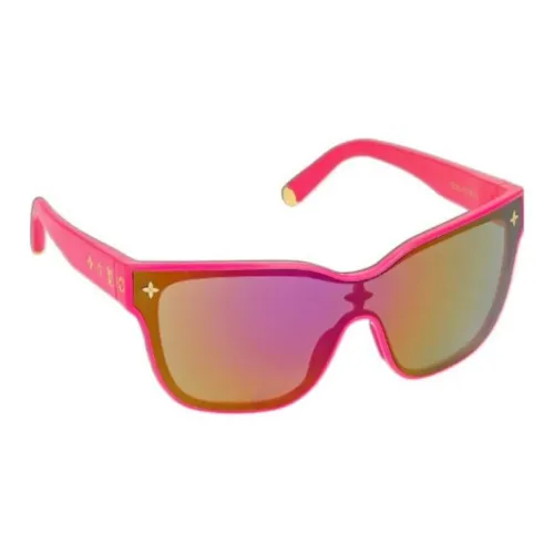 LOUIS VUITTON Нерегулярная форма Солнцезащитные очки Унисекс Розовый