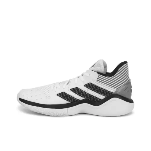 Adidas Harden Stepback 1 Амортизаторы Slip-Resistant MID Баскетбольные кроссовки Мужские Белый Черный