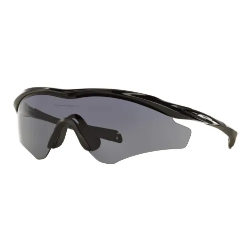 Oakley Пластик Нерегулярная форма Солнцезащитные очки Мужской Черный