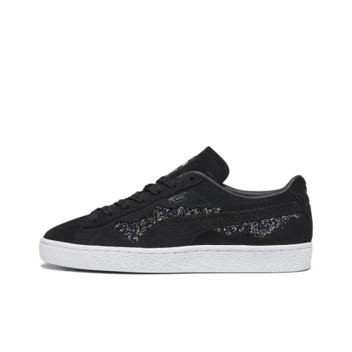 PUMA Suede Series Swarovski Низкие Кроссовки для скейтбординга Мужские Черные