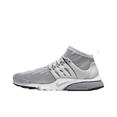 Nike Air Presto Ultra Flyknit Амортизация Износостойкий Низкий Топ Casual Мужской Серый