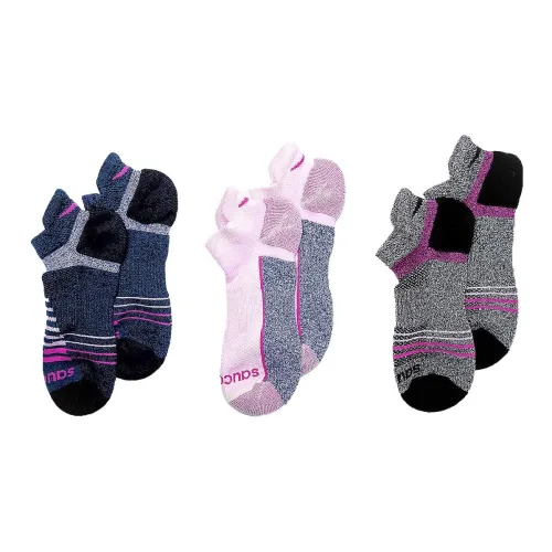 Saucony Inferno Merino Wool Blend No Show 3 Pack Sock Ankle Socks Men's 3 Pack