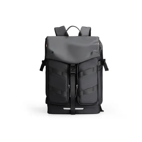 MARK RYDEN Оксфорд Большая емкость Путешествие Индивидуальный Модный Двойной Плечевой Рюкзак Стандартный Мужской Элегантный Черный