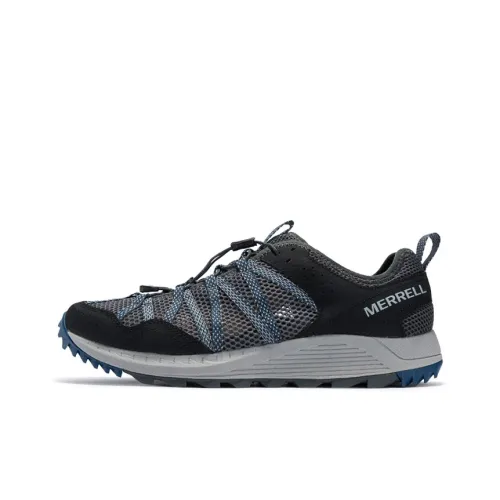 MERRELL Wildwood Aerosport Уличная обувь Низкий топ Розовый/Синий Мужской
