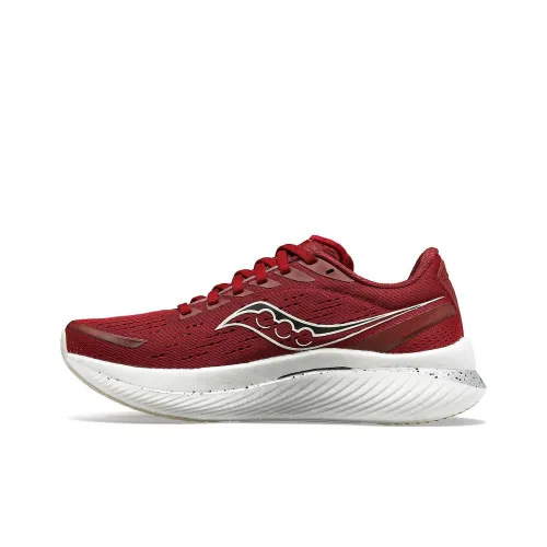Saucony Endorphin Speed 3 Износостойкие Дышащие Низкие Кроссовки для Бега Женские Красные