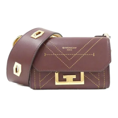 Givenchy Телячья кожа Сумка через плечо Сумка на плечо Женская Светлый Баклажан Фиолетовый
