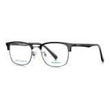 Универсальный черный | Металлический-C22 & Защита от синего света 0 диоптрий, линзы без рецепта