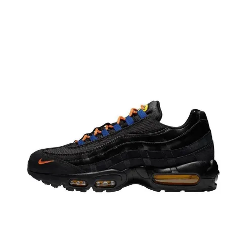 Nike Air Max 95 Амортизация Износостойкий Низкий Топ Casual Мужской Черный