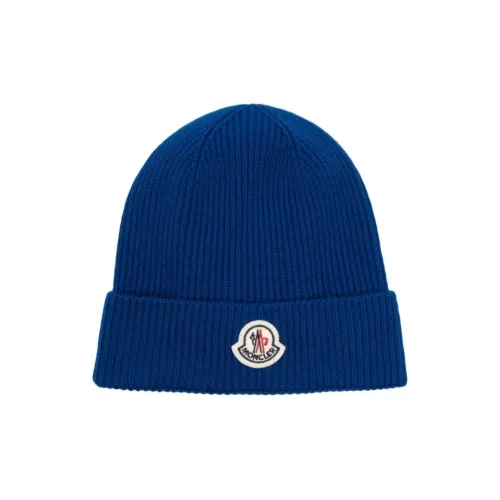 Moncler Новая шерсть Шапки-бини Мужской Синий