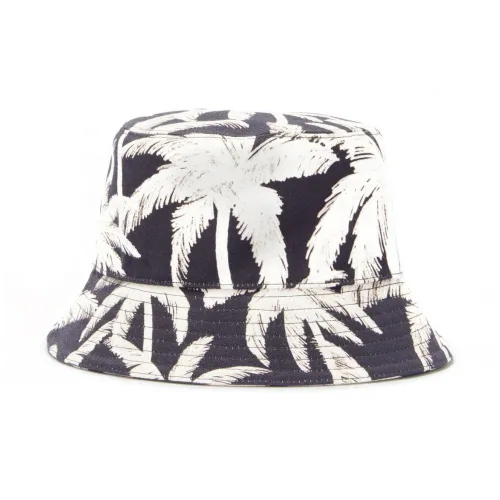 PALM ANGELS Коттоновые Панамы Унисекс Синий Белый