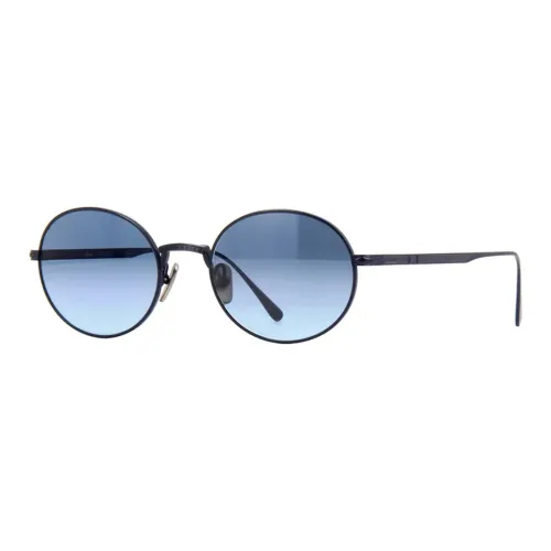 PERSOL Круглые Солнцезащитные Очки Унисекс Черные