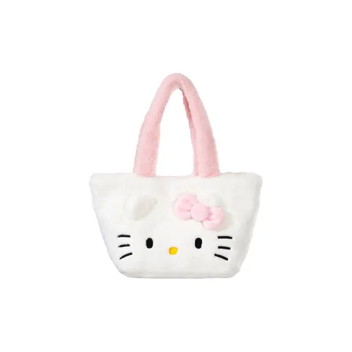 Sanrio Polyester Tote Bag Shopping Bag Medium Women's Pink White