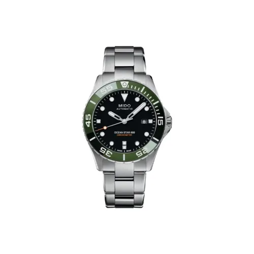 Mido Автоматический Механический Механизм Мужские Часы Leader Submariner 43,5 мм Черные