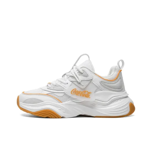 COCA COLA Аbrasion Resistant визуально увеличивает рост Низкий Топ Толстая подошва Кроссовки Унисекс