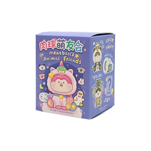 Meat Ball Милый Friends Collection Слепые коробки Один Mystery Коробка Целая коробка 8 шт