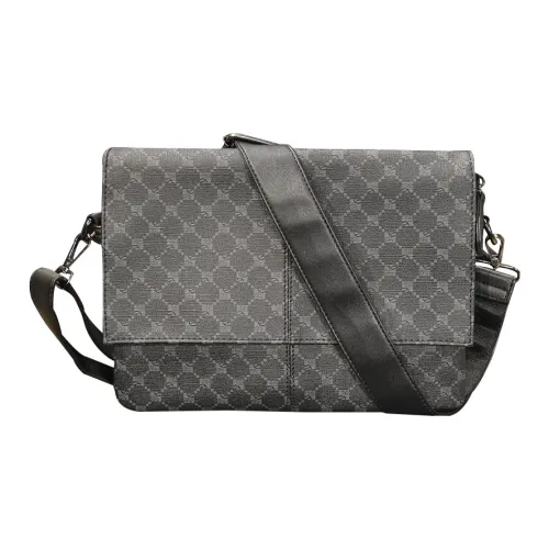 SAKUN ПУ (полиуретан) Сумка через плечо Сумка на плечо Путешественная сумка Стандартная Унисекс Клетка Серый