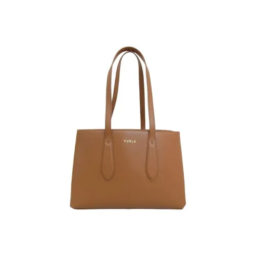 Furla Кожа Тоут Сумка Сумка для покупок Сумка Женская Коричневая