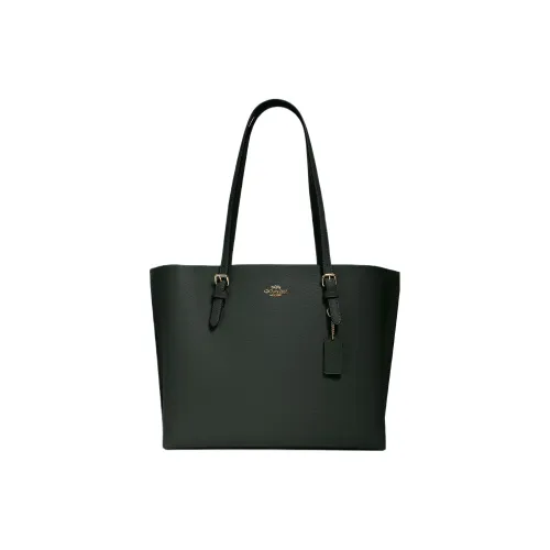 COACH Mollie Двойная Сided Кожа Mommy Сумка Тоут Сумка Сумка для покупок Сумка Сумка через плечо Большая Женская