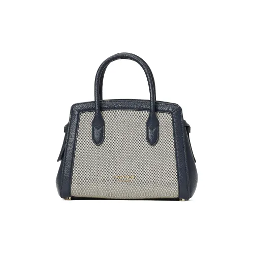 Kate Spade Knott Холст с текстурой кожа личи кожаная отделка сумка через плечо сумка через плечо мини женская морской синий