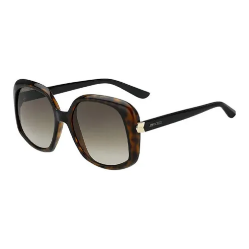 Jimmy Choo Ацетат Квадратные Солнцезащитные Очки Женские Коричневые