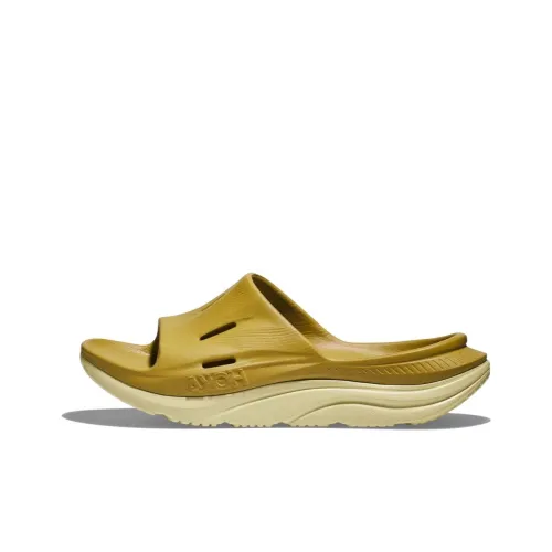 HOKA ONE ONE Ora Recovery Slide 3 Устойчивые к истиранию Слипоны Унисекс Мшисто-зеленый