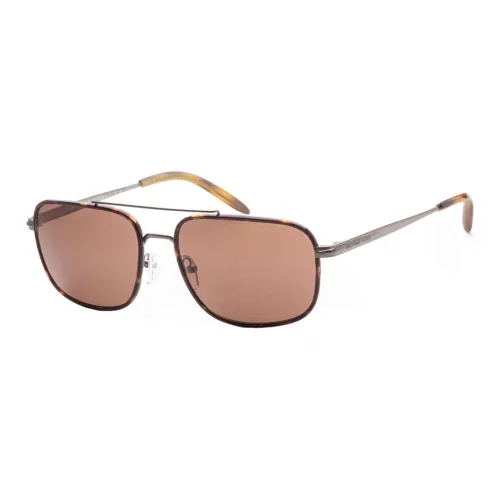MICHAEL KORS Металл Aviator Солнцезащитные очки Мужской Tortoiseshell