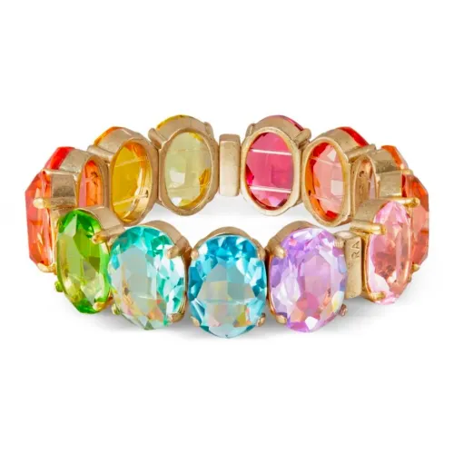 Roxanne Assoulin Стекло Brass Bracelets Унисекс Многоцветный