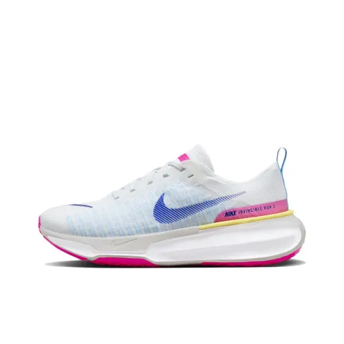 Nike Invincible 3 Дышащая Поддержка Низкий Топ Повседневные Тренировочные Беговые Кроссовки Мужские Белый Синий Розовый
