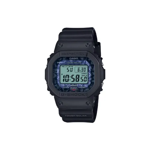 CASIO G Shock Charles Darwin Foundation Collaboration Кварцевый механизм Смольный ремешок Часы Унисекс Серый циферблат GW B5600CD 1A2