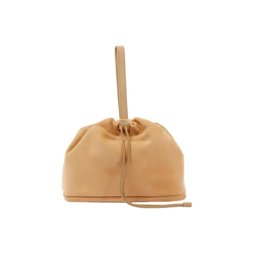 Loro Piana Замша Клатч Маленький Женские Карамель Цвет ириски с Свет Молоко Аромат