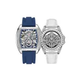 MN8601G Синий + ML1081 Белый Чехол Белый ремешок