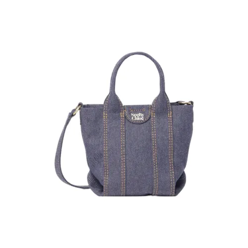 See By Chloe Laetizia Denim Сумка через плечо Сумка через плечо Мини Женская Джинсовый Синий