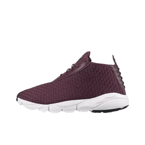 Nike Air Footscape Desert Chukka QS Амортизация Легкий MID Топ Повседневная обувь Унисекс Красный