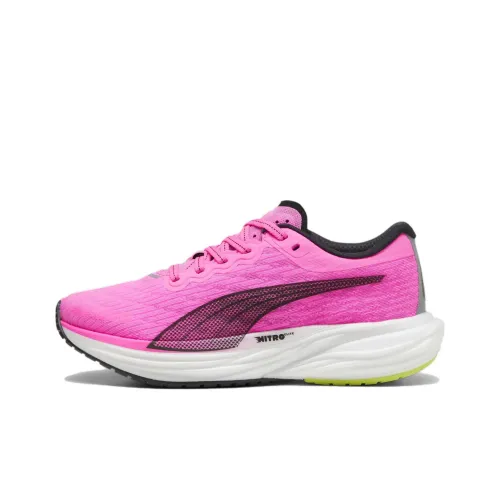 PUMA Deviate NITRO 2 Беговые кроссовки Низкий Топ Розовый Женские