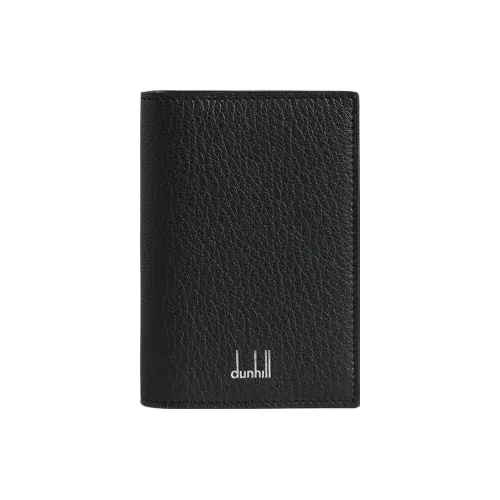 Dunhill Козья кожа Держатель для визиток Мужской Черный