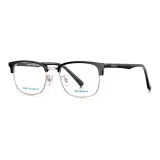 Черная резинка | Серебряный-C05 & Защита от синего света, 0 диоптрий, линзы