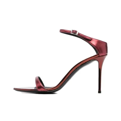 GIUSEPPE ZANOTTI one Ремень Сандалии Бургундский Женские