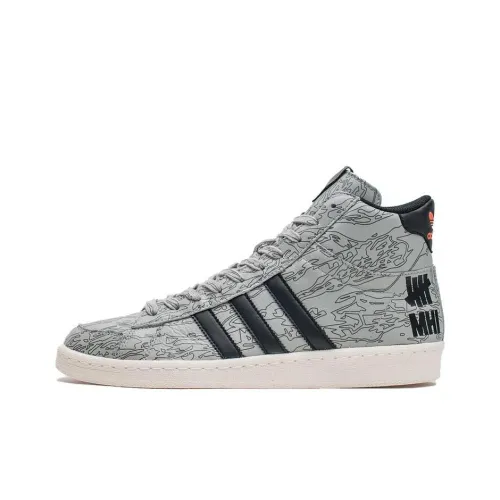Adidas Originals JABBAR Противоскользящие амортизаторы Slip Resistant Shock Absorbers MID Топ Скейтборд Кроссовки Мужские Серые