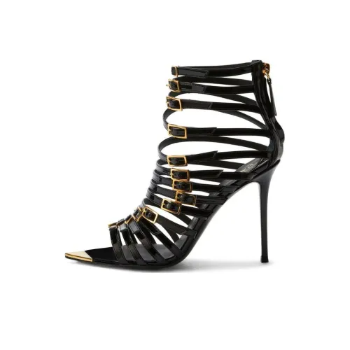 Giuseppe Zanotti GZ Intriigo Римские Сандалии Женские Черные