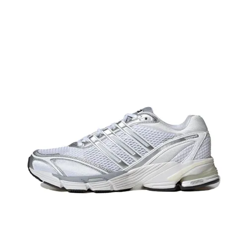 Adidas SUPERNOVA CUSHION 7 Беговые кроссовки Низкий топ Белый Серебряный Серый Мужской