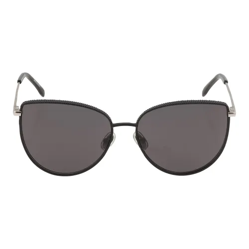 LACOSTE Металл Кошачий глаз Солнцезащитные очки Женские Черный