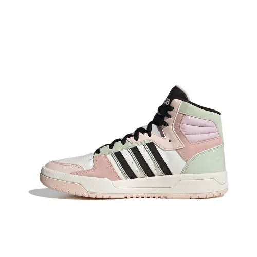 ADIDAS NEO ENTRAP MID Амортизация Износостойкий MID Топ Кроссовки для скейтбординга Унисекс Розовый
