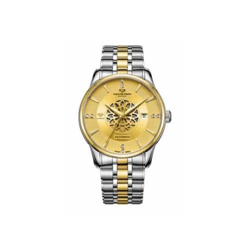 GRAND PRIX Механические Мужские Часы 40mm*10mm Золото
