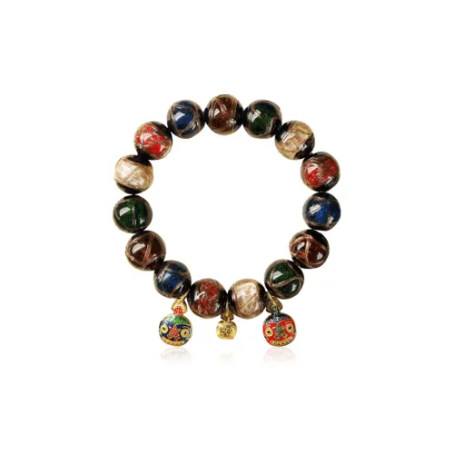 Full House Цветная глазурь Нефритовые браслеты Унисекс