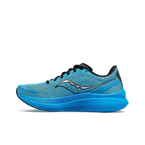 Saucony Endorphin Speed 3 Устойчивый к истиранию Дышащие Низкие Кроссовки для Бега Женские Синие